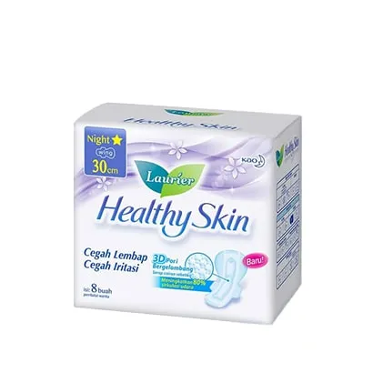 Laurier Sanitary Napkin -Healthy Skin-30 cm-8 pad